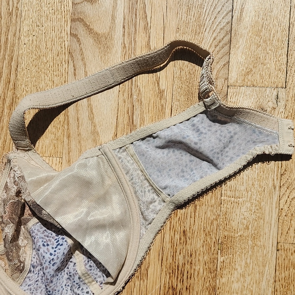 (34H) Fantasie Aimee Underwired Full Cup Bra In Antique Gold Sexy Animal Print - Picture 9 of 9